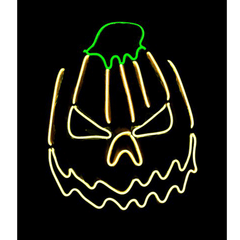 Halloween LED Mask Fluorescent Pumpkin Style Terror EK Glowing Mask for Decoration