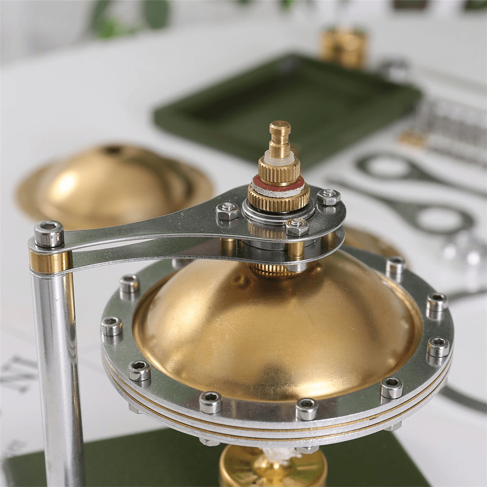 Montage UFO Spin Suspension Steam Stirling Engine mit Kupferkessel Lernspielzeug