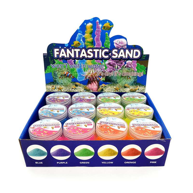 Not Wet Magic Fantastic Sand New Exotic Funny Novelties Toys with Box Packaging