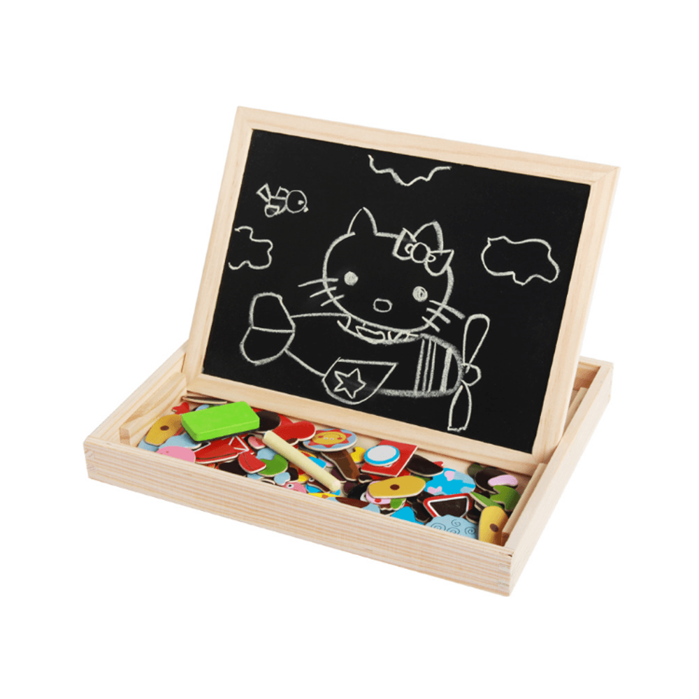 Children'S Magnetic Puzzle Double-Sided Puzzle Drawing Board Early Childhood Education Indoor Toys