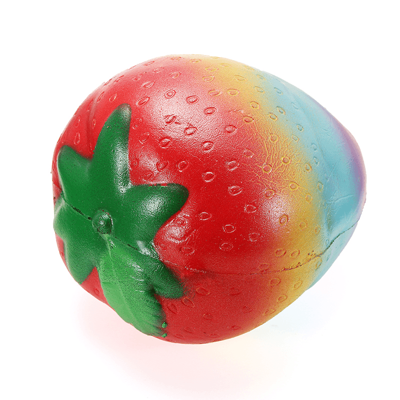 Squishy Rainbow Jam Chocolate Strawberry Jumbo 10Cm Soft Slow Rising Fruit Collection Gift Decor Toy