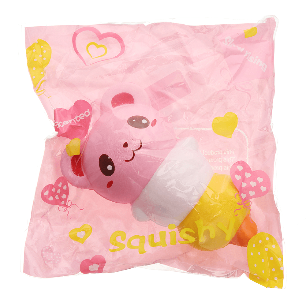 Cucurbita Squishy, ​​15,5 x 9 cm, langsam aufsteigend, mit Verpackung, Sammlung, Geschenk-Stofftier