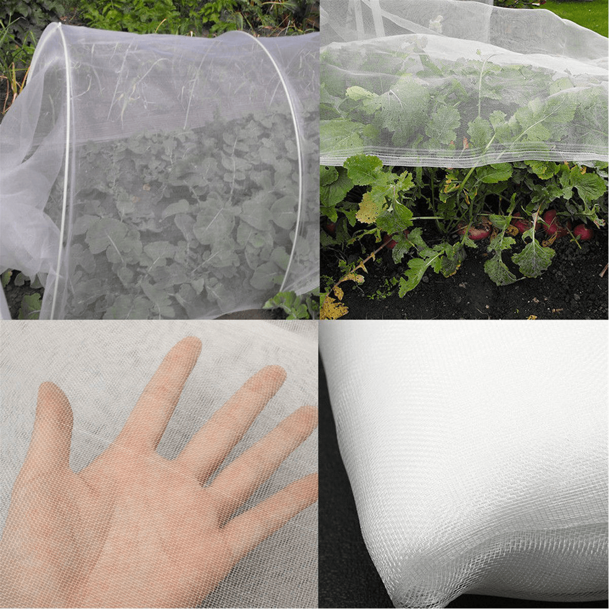 32X8Ft Mosquito Bug Insect Bird Net Hunting Barrier Crop Planter Protect Mosquito Net