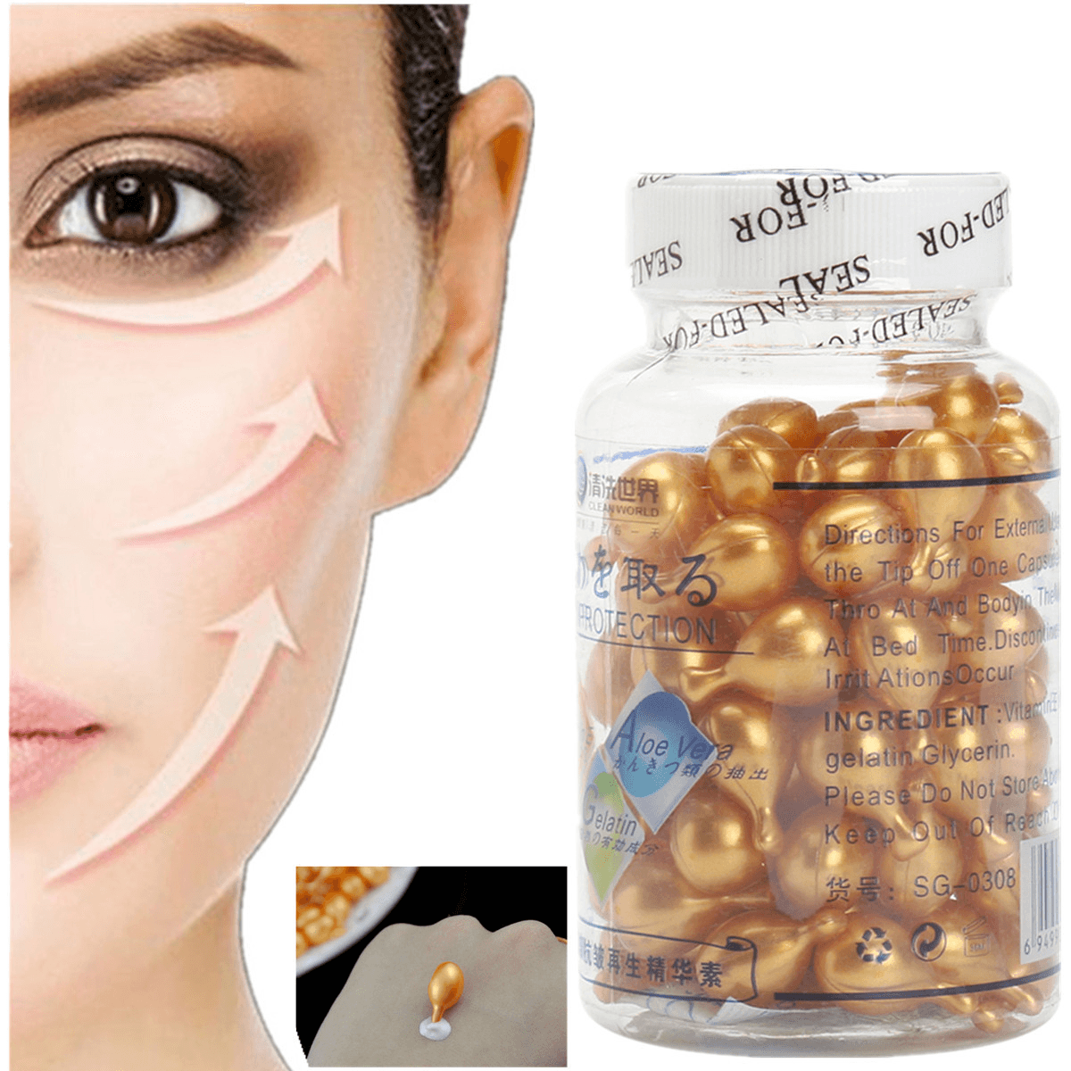 90 Pcs Facial Cream anti Wrinkle Aging Acne Moisturizing