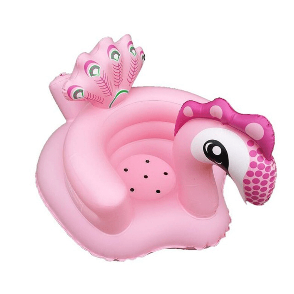 Cartoon Cute Peacock Inflatable Toys Portable Sofa Multi-Functional Bathroom Sofa Chair for Kids Gift