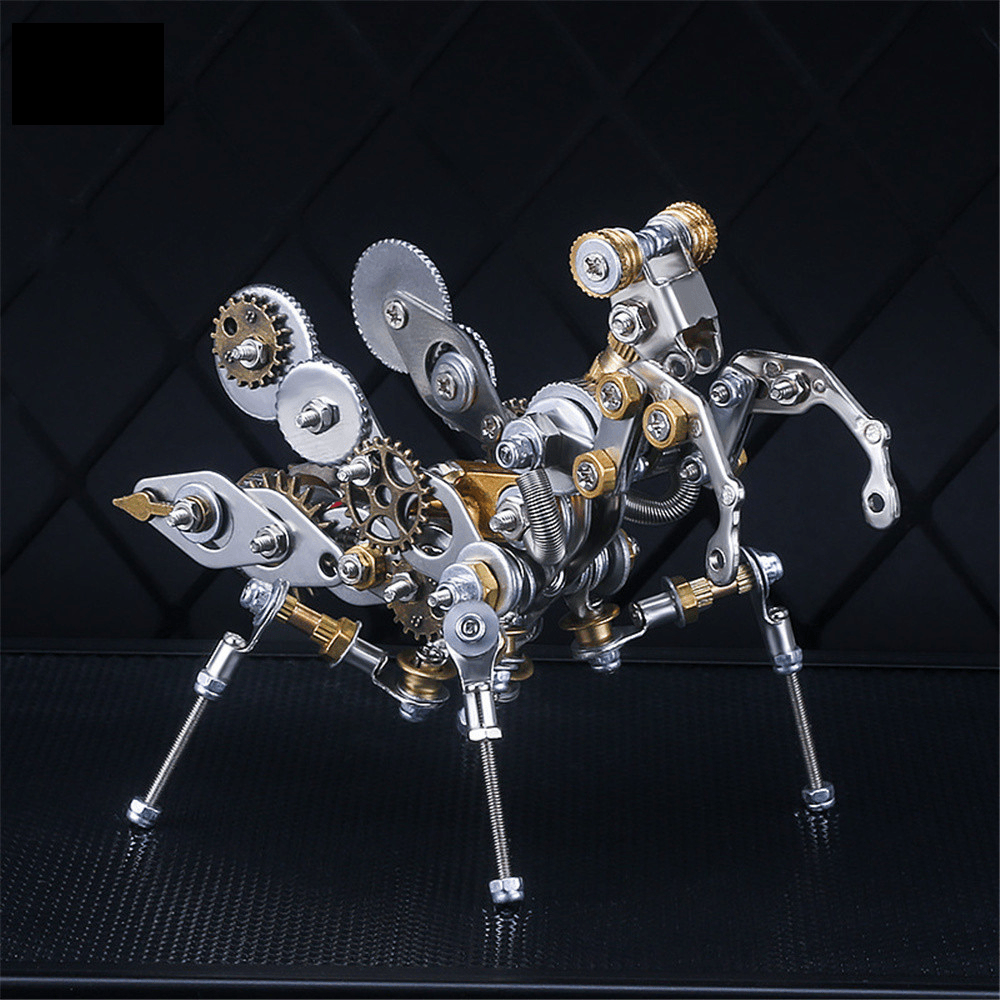 MACHINE PLANET Metal Insect Mantis Jigsaw Puzzle Model DIY Mecha Creative Crafts Collection Holiday Gifts for Men and Children Indoor Toys