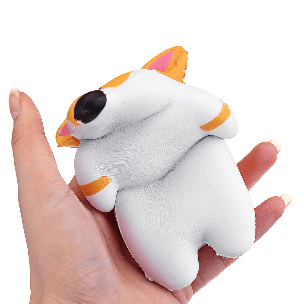 Corgi Squishy Kawaii Animal Jumbo Soft Toy Geschenkkollektion mit Paket