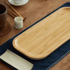 CHENGSHE Bamboo Tea Tray Mat Kung Fu Tea Making Tools From