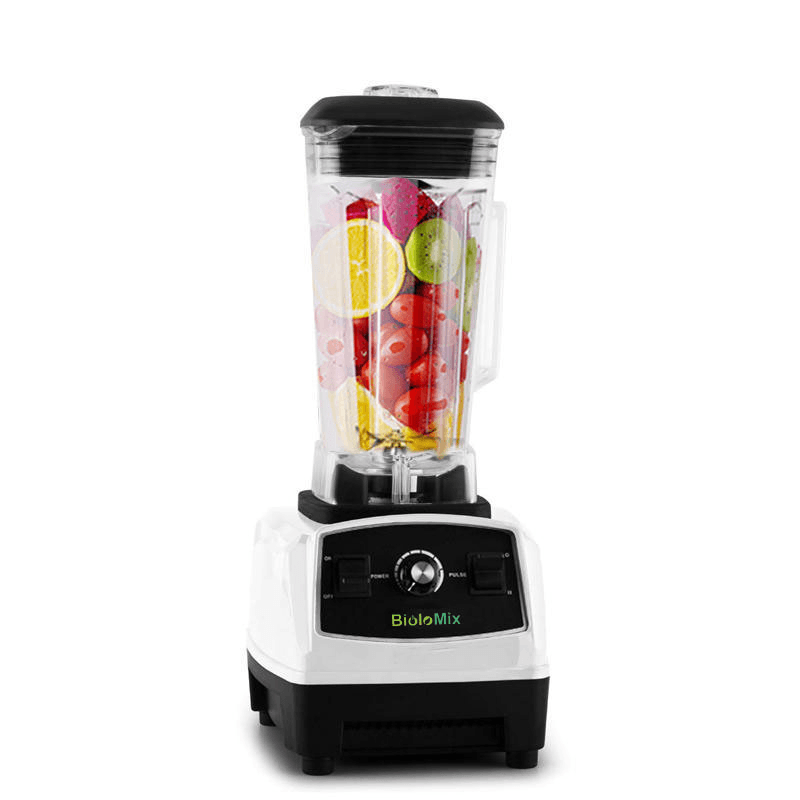 Biolomix 3HP-2200W G5200 Obst-/Gemüsemixer Mixer Hochleistungs-Profi-Entsafter Professionelle Obst-Küchenmaschine Eis-Smoothie Elektrisches Küchengerät