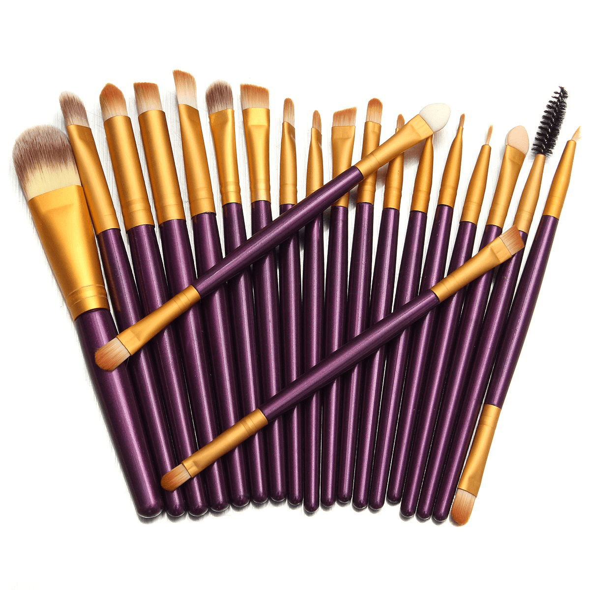 20Pcs Makeup Brushes Set Kit Blush Foundation Liquid Eyeshadow Eyeliner Comestic Powder