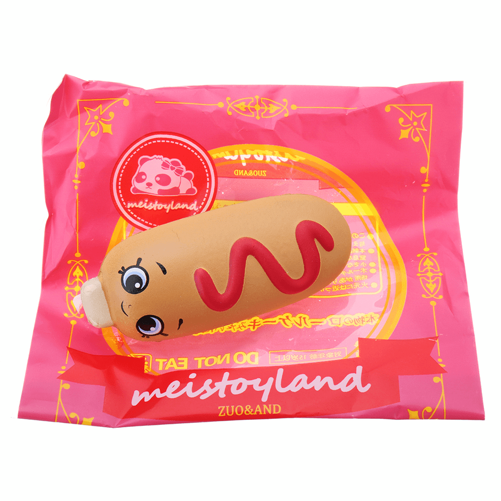 Hot Dog Squishy 8CM Slow Rising with Packaging Collection Gift Soft Toy