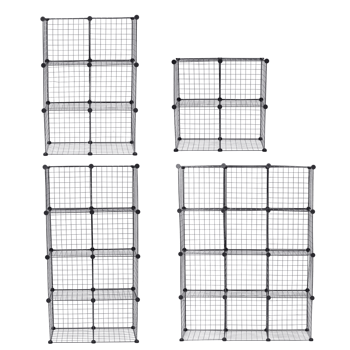 4/6/8/12 Grid Bookshelf Wardrobe DIY Organizers