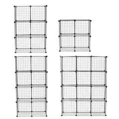 4/6/8/12 Grid Bookshelf Wardrobe DIY Organizers