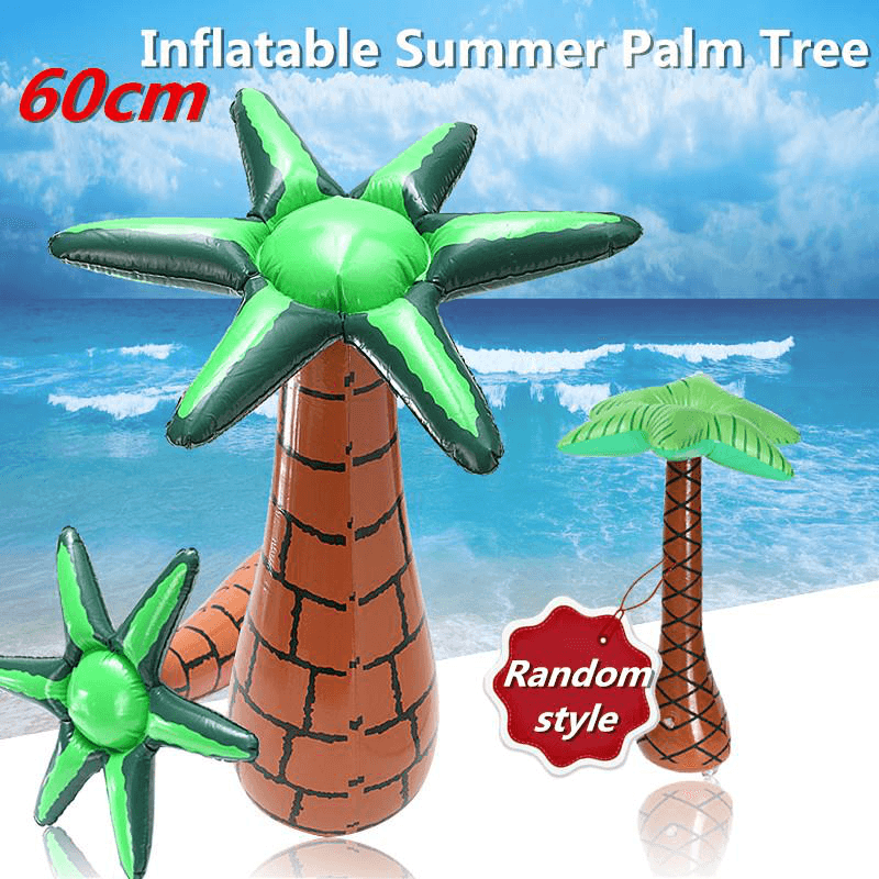 Inflatable Coconut Tree Beach Swimming Pool Toys Summer Decoration 60Cm