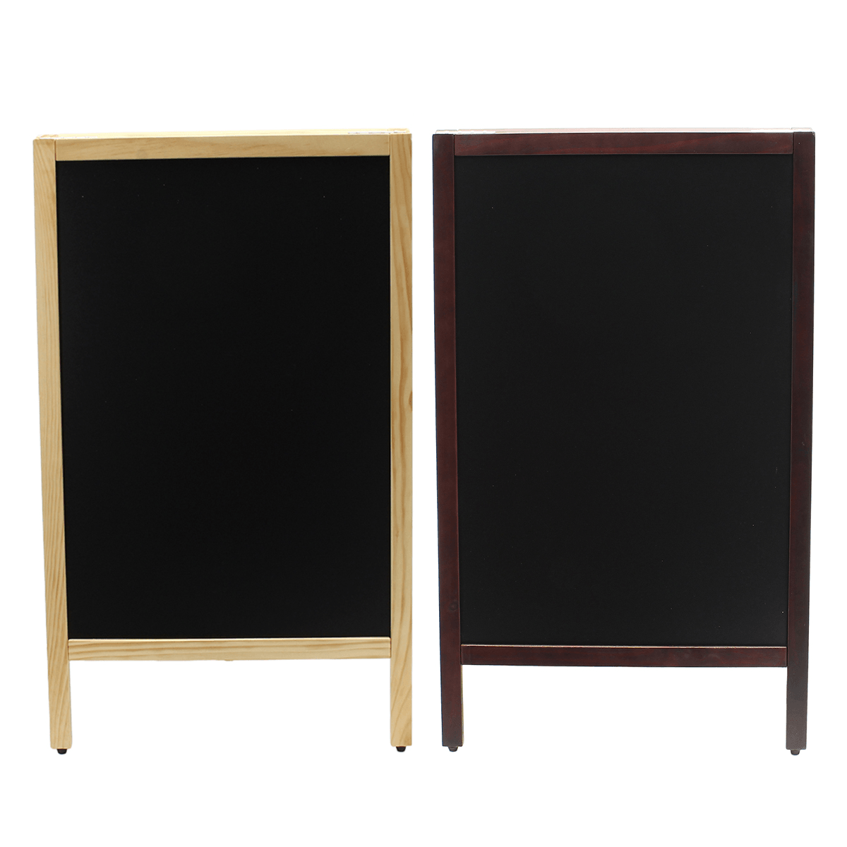 24X39 Inch Double-Sided Foldable Pinewood Frame Chalkboard Wedding Shop Sign Memo Message Menu Board