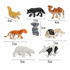 68PCS Kunststoff Bauernhof Hof Wilde Tiere Zaun Baum Modell Kinder Spielzeug Figuren Spielen Neue