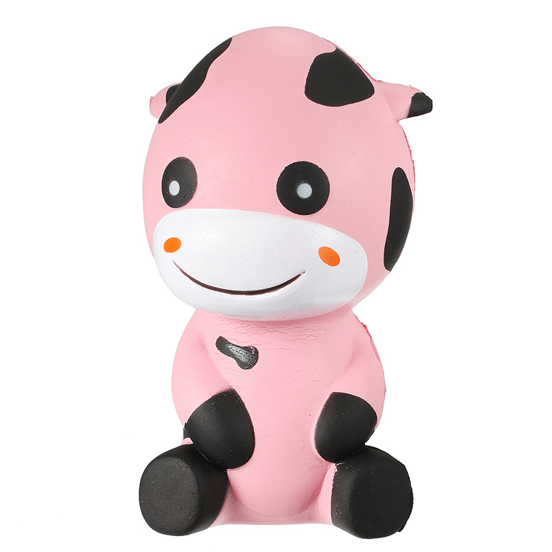 Squishy Baby Cow Jumbo 14Cm Slow Rising with Packaging Animals Collection Gift Decor Toy