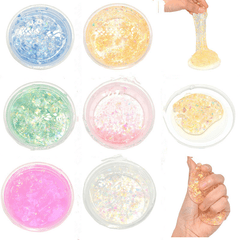 Slime 60G Crystal Galaxy Putty Fimo Plasticine Mud DIY Intelligent Creative Toy Kids Gift