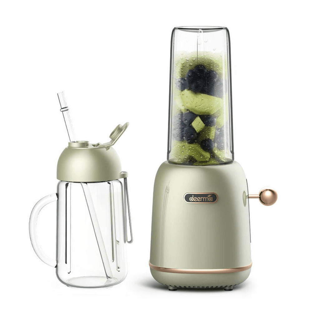 Deerma GZ30 200W 500Ml Portable Juicer Fruit Vegetable Mixer Soybean Ice Crusher 2 Cups