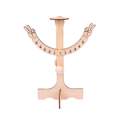 Crabkingdom Galileo'S Law, péndulo individual de madera, pequeño experimento científico, juego de juguetes DIY