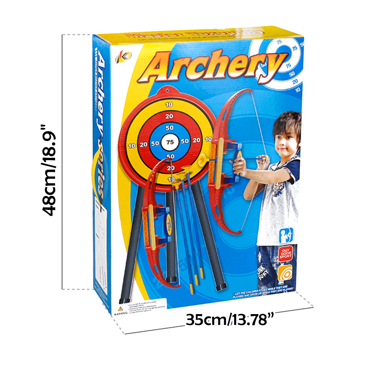 Classic Archery Shoot Game Set Develop Skill Novelties Toys for Young Kids