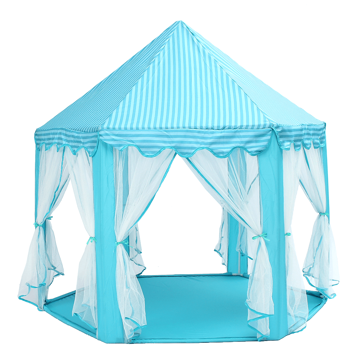 Portable Princess Castle Play Tent Activity Fairy House Fun Play House Toy 55.1X55.1X53.1 Inch