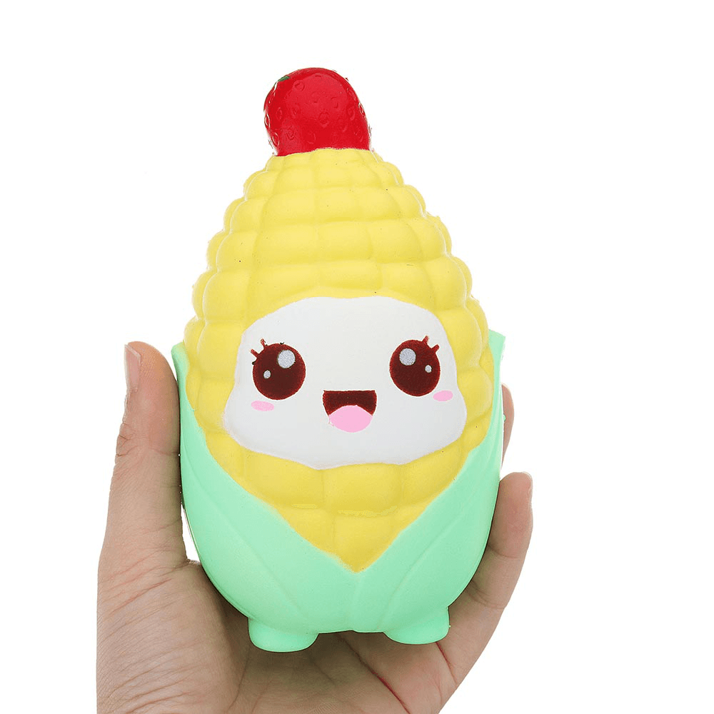 Corn Squishy 9 * 14.5 CM Levantamiento lento con empaque Colección Regalo Juguete suave