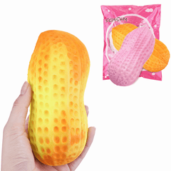 Temperature Sensitive Color Changing Squishy Peanut 16Cm Big Size Slow Rising Change Color Toy with Packing