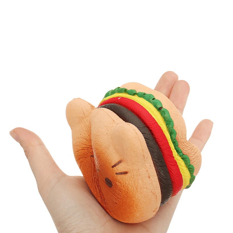 Seal Burger Squishy 7.5*9.5Cm Slow Rising Soft Collection Gift Decor Toy Original Packaging