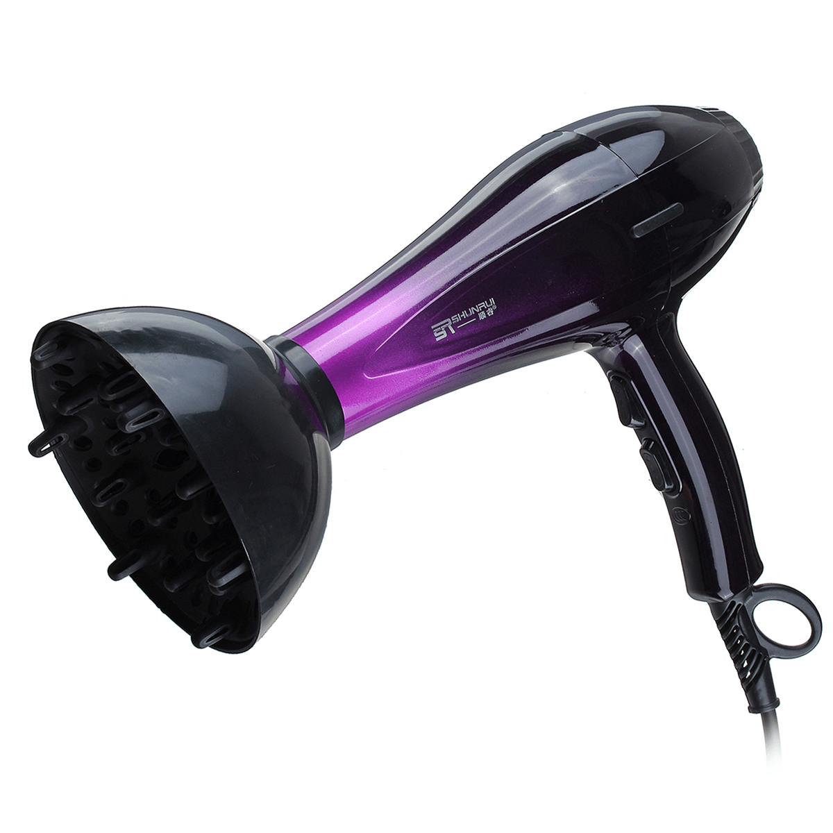 2000W Powerful High Concentration Ion Hair Dryer Heat Tool Dryer 3 Heat Settings 2 Speed with 8Pcs Accessories