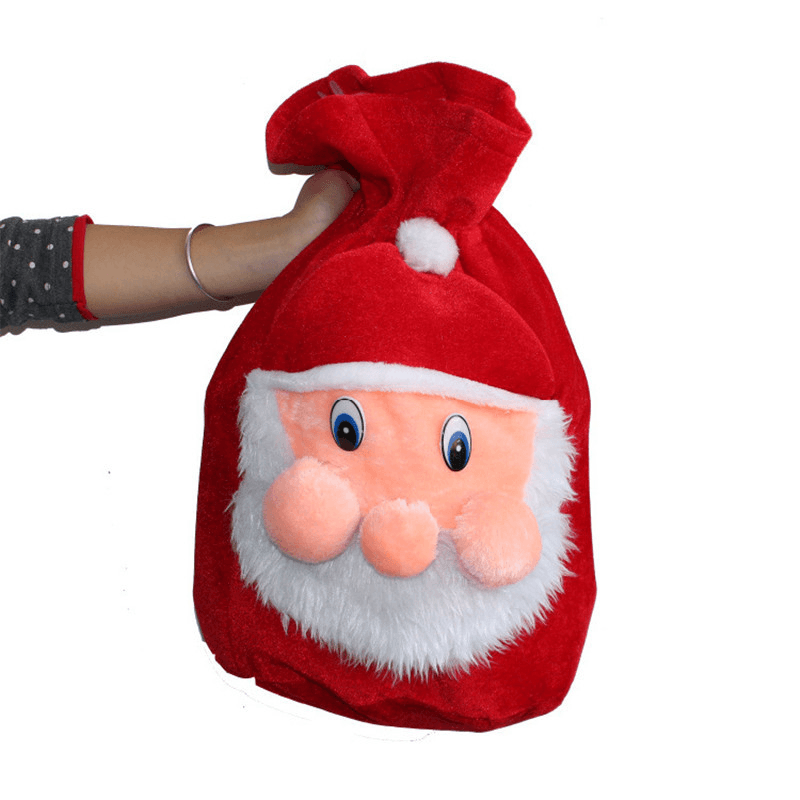 Christmas Party Home Decoration Santa Claus Gift Candy Bag for Kids Children Gift Toys