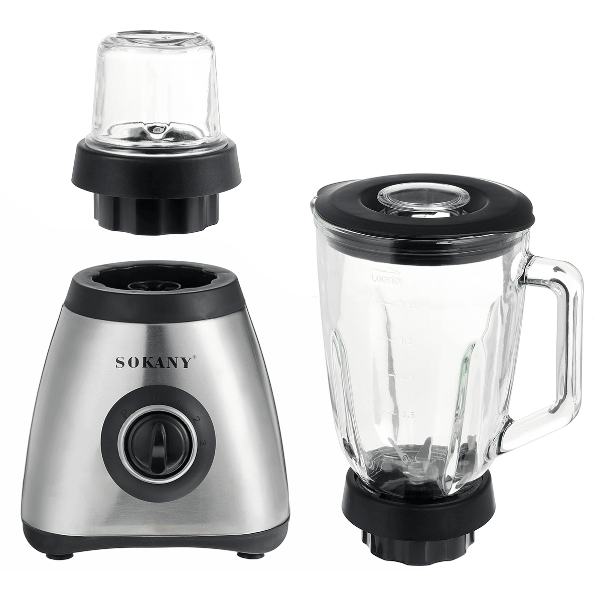 SOKANY Electric Juicer Blender Meat Vegetables Fruits Coffee Grinder Juice Maker 1.5L