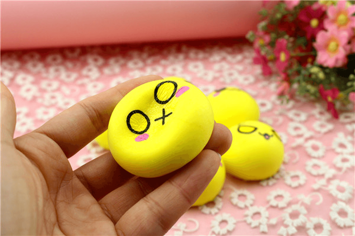 6Pcs Simulation Bread Squishy Slow Rising Toy 8 Seconds 4Cm Corn Bread Funny Toy