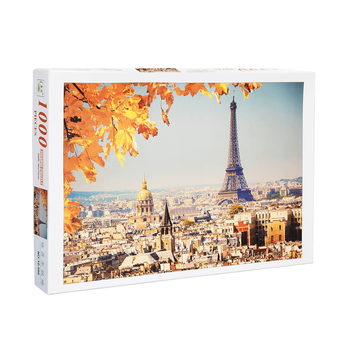 1000 Pieces Eiffel Tower Jigsaw Puzzle Toy DIY Assembly Paper Puzzle Building Landscape Toy