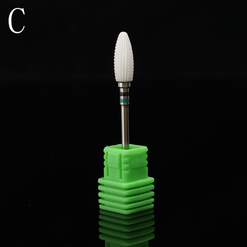 3/32" Ceramic Nail Drill Bit Pedicure Manicure Tool Sanding File Polish Gel Remover