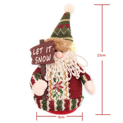 Christmas Supplies Snowman Decoration Cloth Old Man Dear Toy Doll