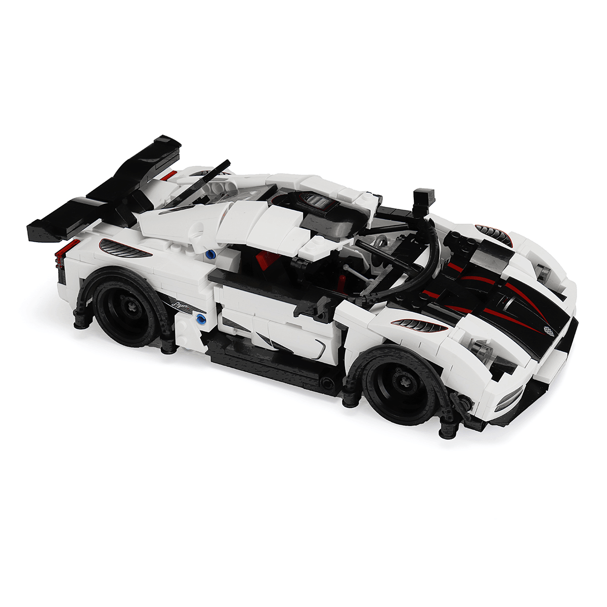 728PCS DIY Montage Super Racing Auto Bausteine ​​Sport Racer Pull Back Fahrzeug Supercar Kinder Geschwindigkeit Ziegel Spielzeug für Kinder Geschenke