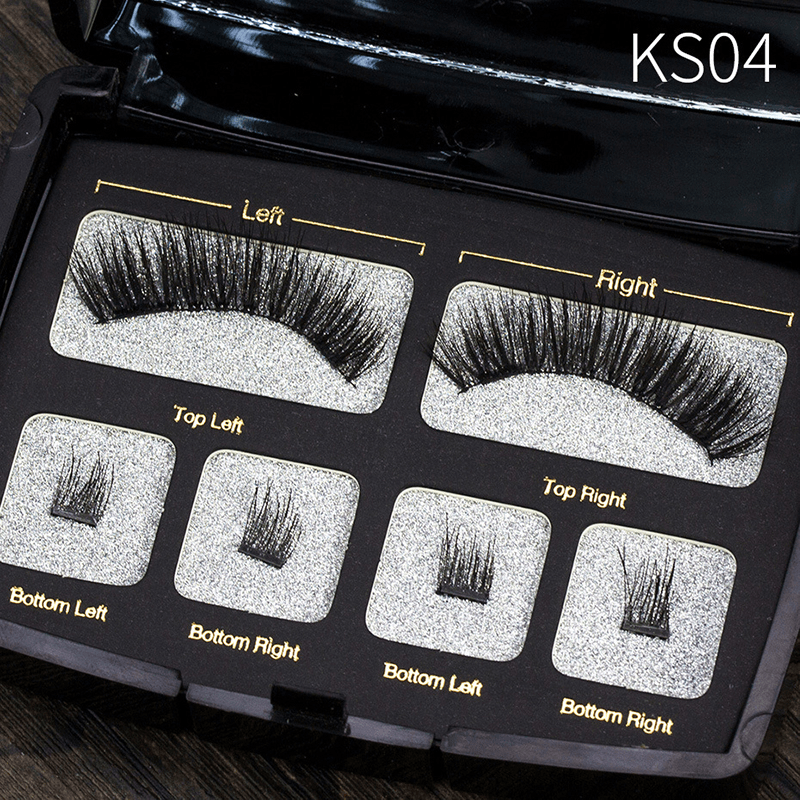 6Pcs Magnetic False Eyelash Set Lengthening Eyelash Acrylic Scorpion Eyelashes