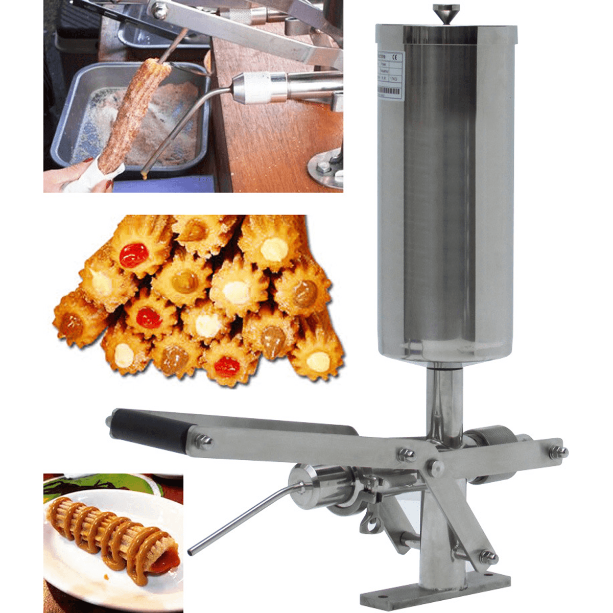 5L Capacity Churro Machine Luxury Churros Machine Bottle Jam Filler