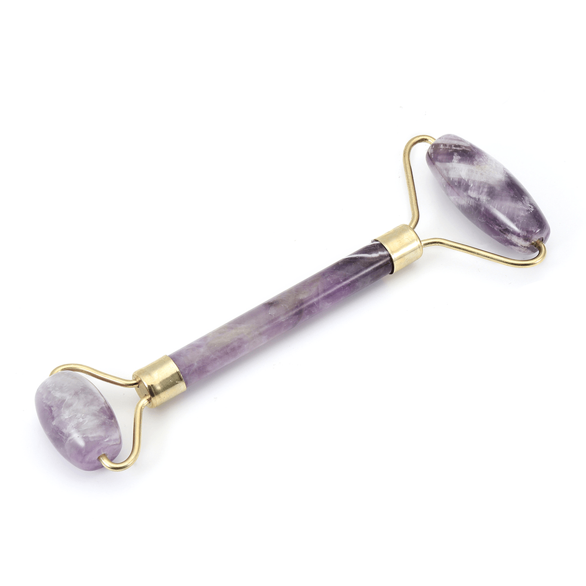 Amethyst Jade Roller Facial Massage Roller anti Wrinkles Minimize Enlarged Pores Tighten Firm