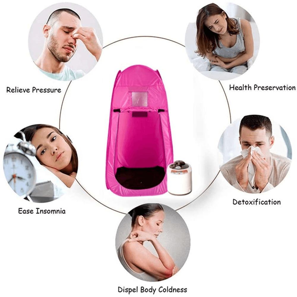 4L Portable Steam Sauna Spa Tent Larger Size Steamer Burnning Fat Sweat Slimming at Home