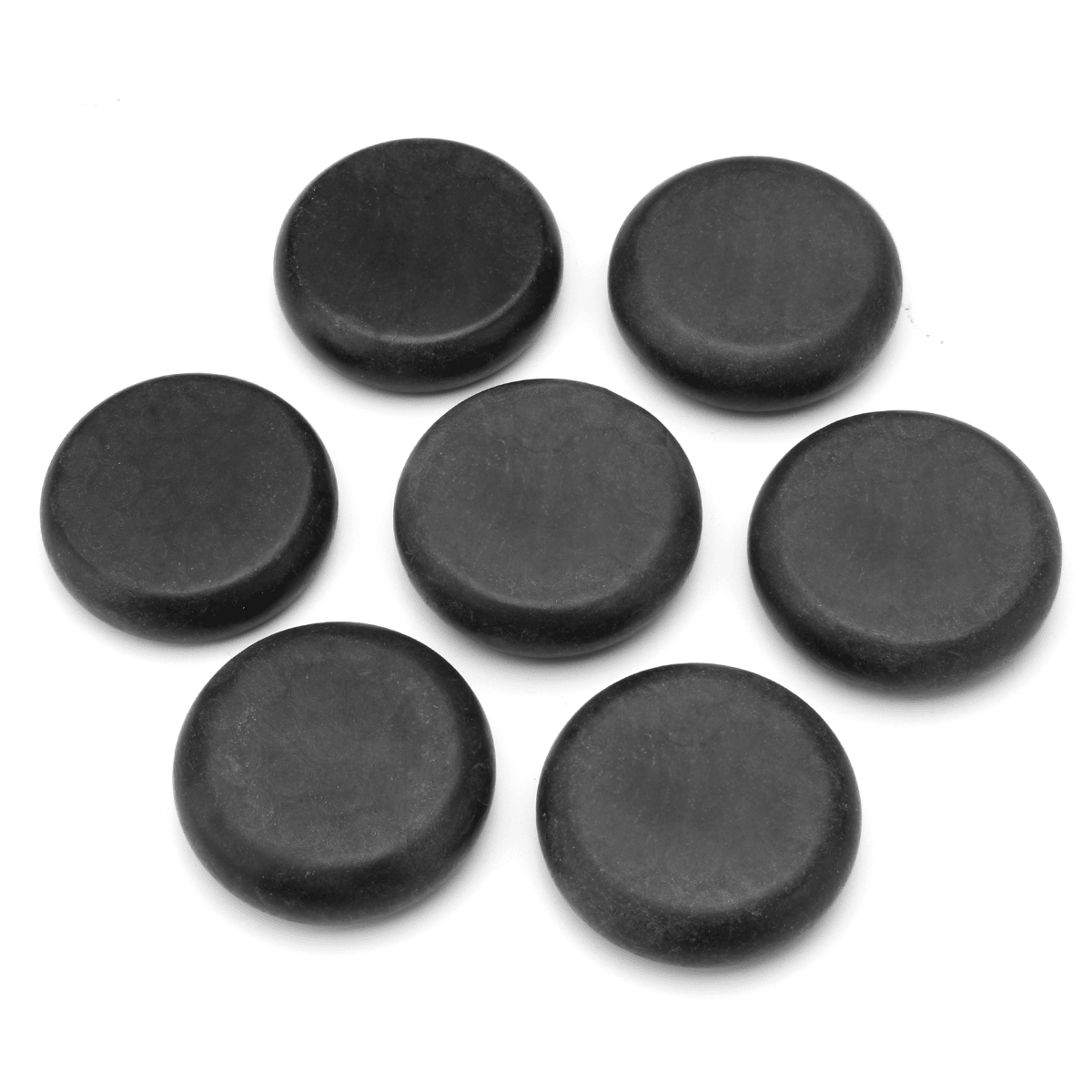 10 Pcs Hot Massage Stones Set Heater Natural Basalt Warmer Rock Kit 2.34 Inch