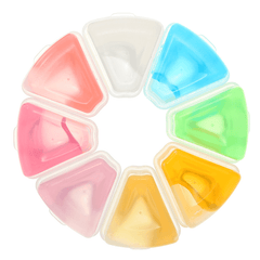 3D Fruit Slime 8 Colors DIY Crystal Jelly Clay Rubber Mud Intelligent Hand Gum Plasticine Toy Gift