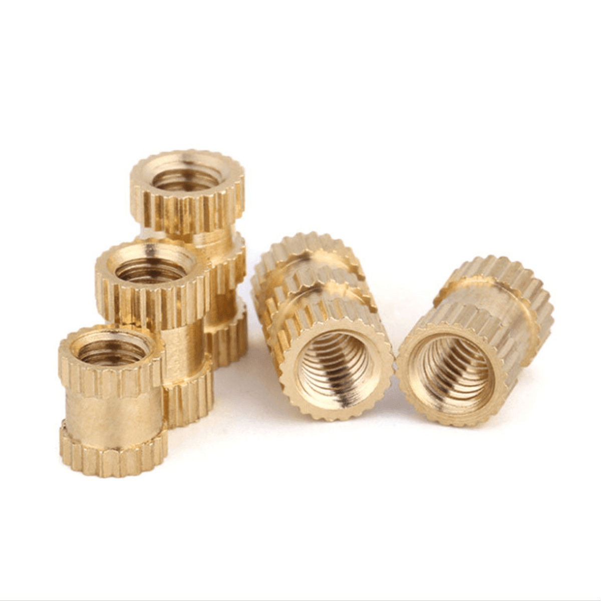 330Pcs Female Thread Knurled Nut M2 M3 M4 M5 Brass Threaded Insert round Kit