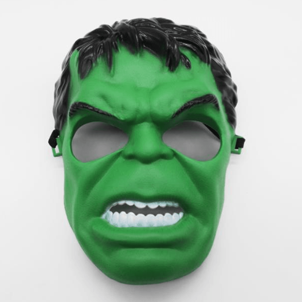 Black Panther/Hulk/Batman PVC Plastic Mask Halloween Performance Props for Children Toys