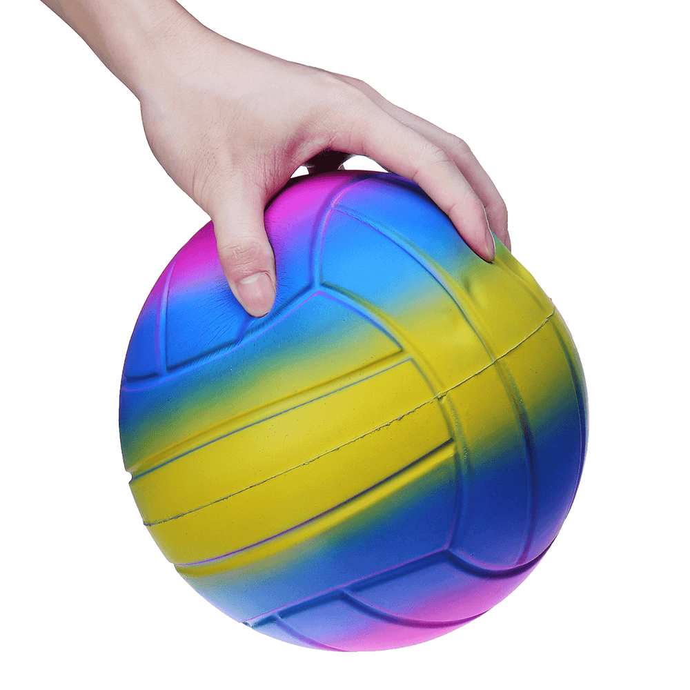 Cooland Riesiger Galaxie-Volleyball-Squishy, ​​20 cm, riesiges, langsam steigendes Spielzeug, Cartoon-Geschenkkollektion