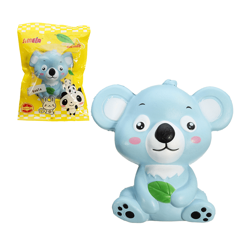 Simela Squishy Koala 12Cm Oso Colección Regalo Levantamiento lento Embalaje original Juguete de decoración suave