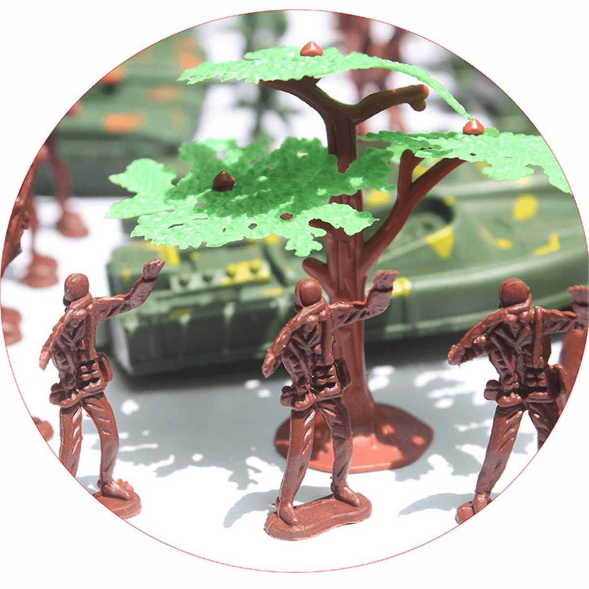 519Pcs Military Figure Play Set Soldiers Army Men 4Cm Plastic Action Model Toys