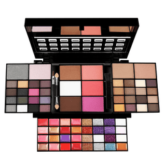 74 Color Eye Shadow Set Lip Gloss Blush Foundation Cream Glitter Eye Shadow Palette Makeup Set