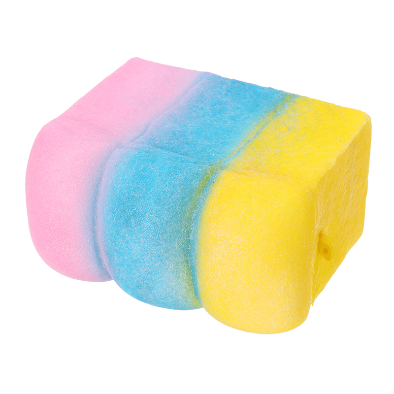 Yunxin Squishy Rainbow Toast Loaf Bread 10Cm Slow Rising with Packaging Collection Gift Decor Toy